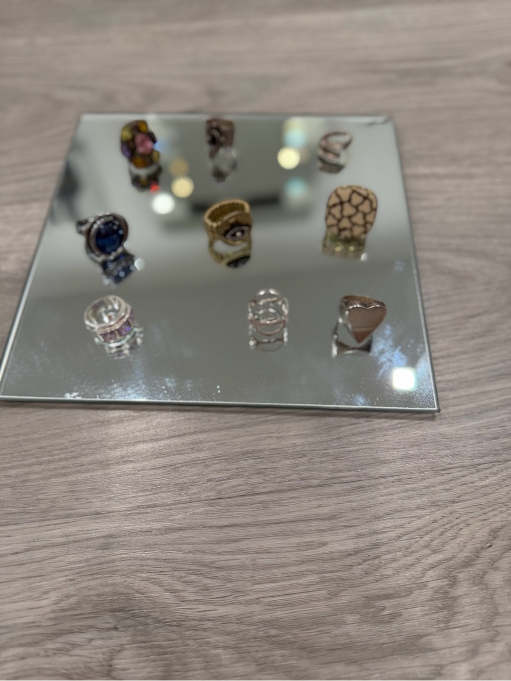 Ring Bundle- Get all 9 rings 4 of them are Stirling silver. Most are size 6-